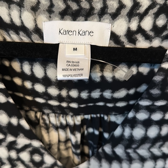 Karen Kane Wrap Front High-Low Top - Picture 4 of 4